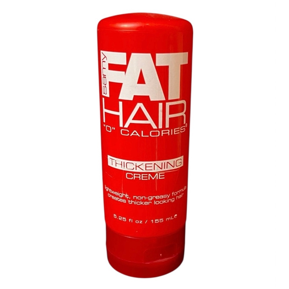 Samy Fat Hair 0 Calories THICKENING CREME 5.25oz/155ml. NEW No Seal